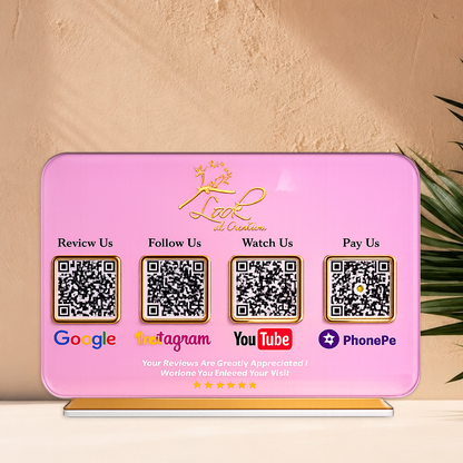 4QRp Pink Edition Premium Standee