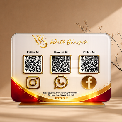 3QR Smart Business QR Standee