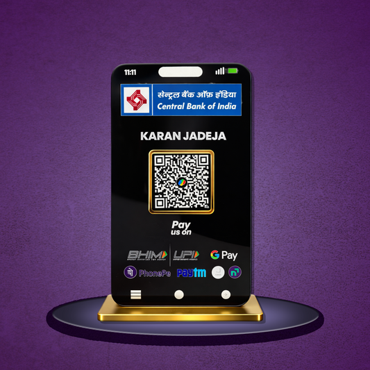 1QR Phone Shape Custom Standee