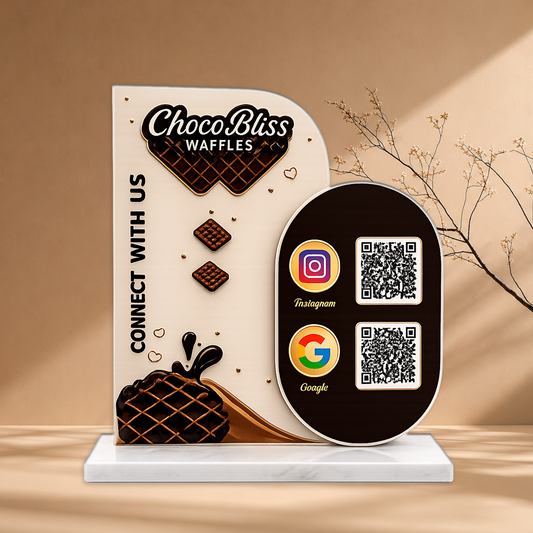 3QR Premium Textured New Standee