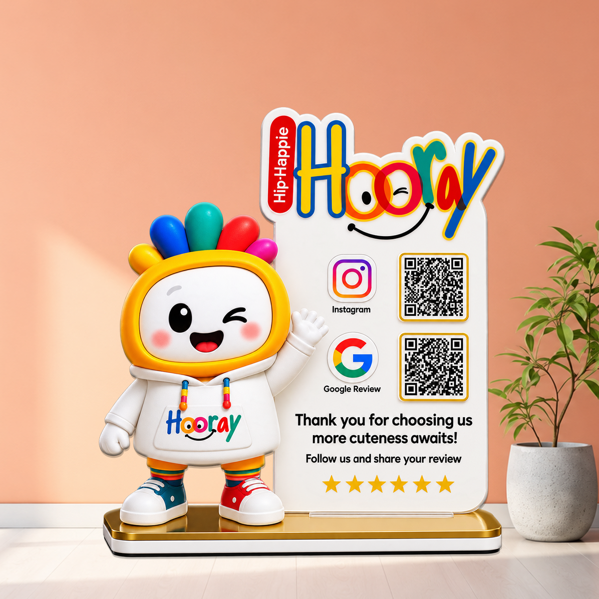 2QR Custom Standee - Store Edition
