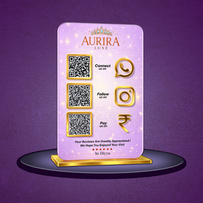 3QR Premium Custom Standee