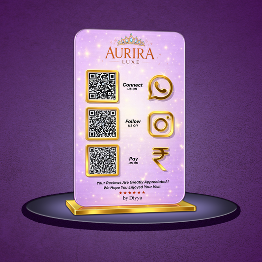 3QR Premium Custom Standee