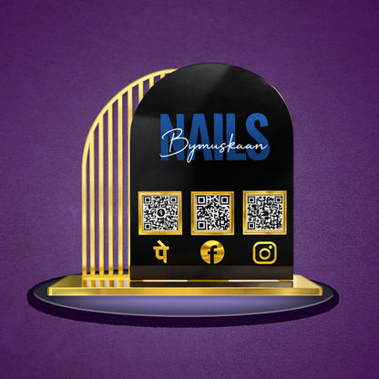 Arch Round Shaped Acrylic Standee