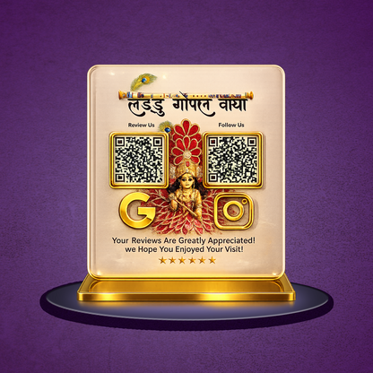 2QR Custom Premium Standee