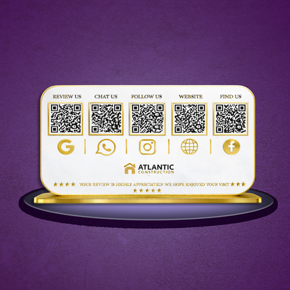 5QR Premium Standee - Landscape