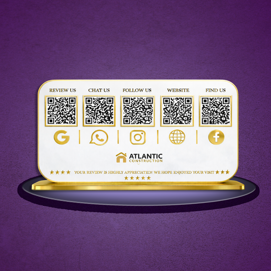 5QR Premium Standee - Landscape