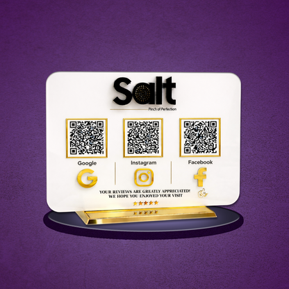 3QR Landescape Standee