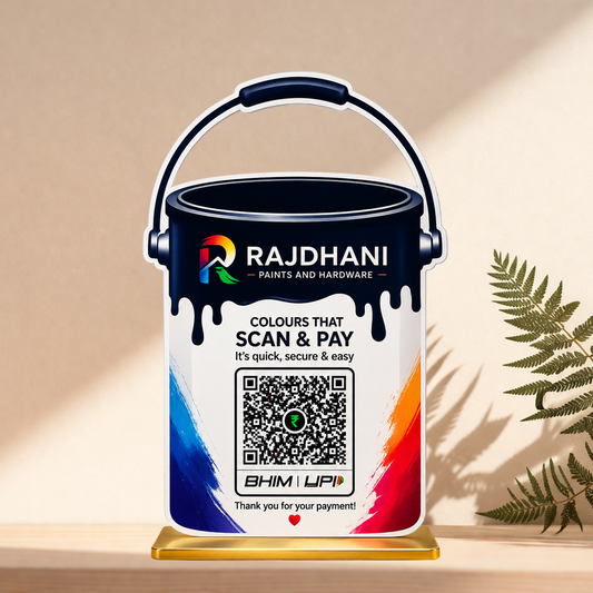 1QR Custom Standee - Paint Shop