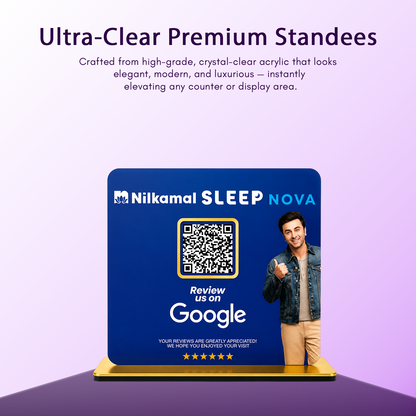 1QR Square Standee