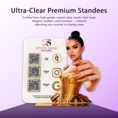 3QR Custom Standee For Nails