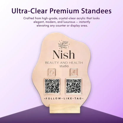 2QR Custom Standee - Ventex Technology