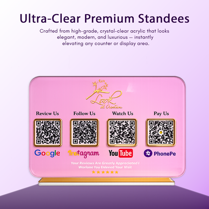 4QRp Pink Edition Premium Standee