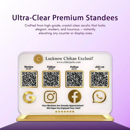 4QR Premium Standee - Ventex Technology