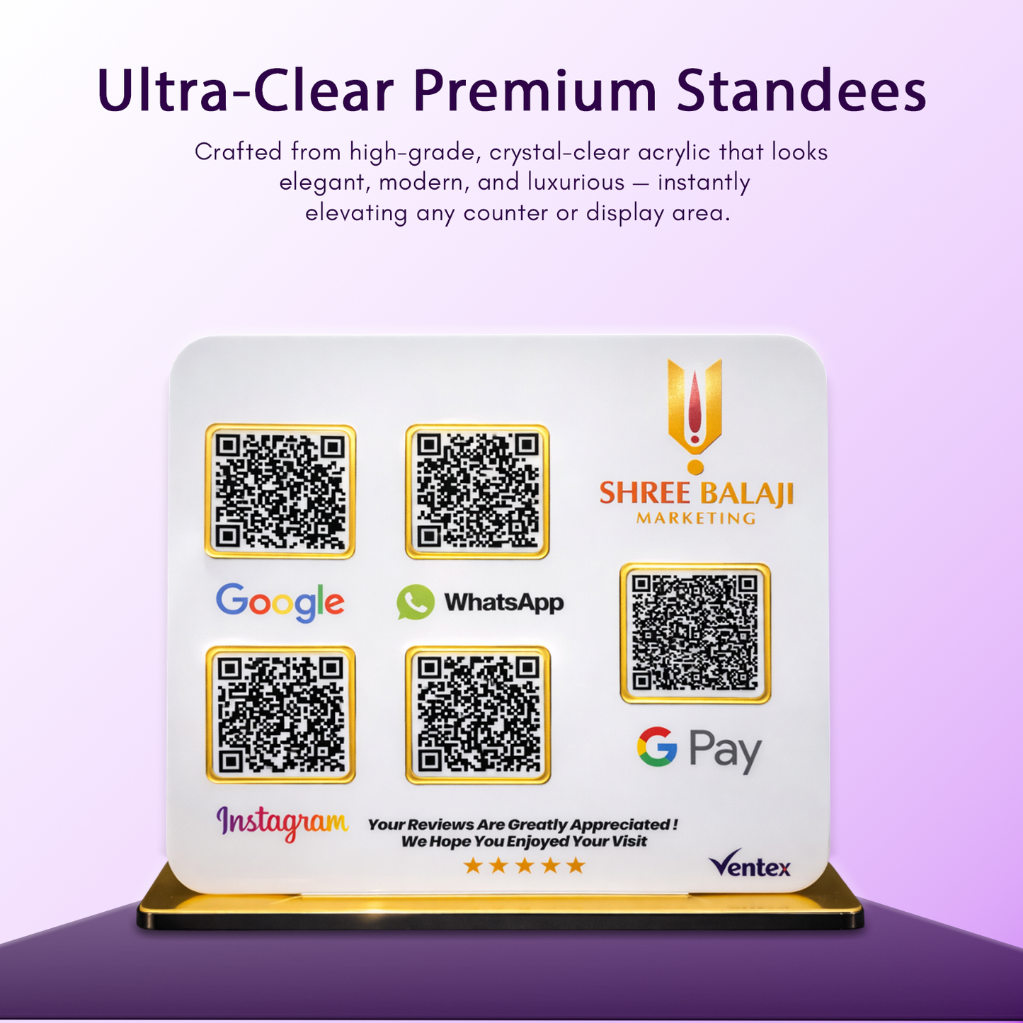 5QR New Premium Standee