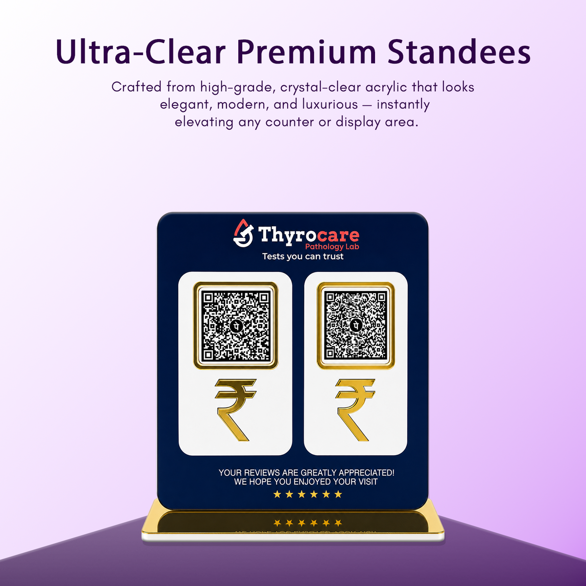 2QR Healthcare Standee