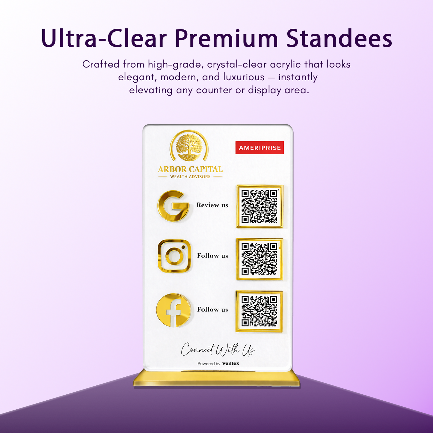 3QR Standee - Portrait