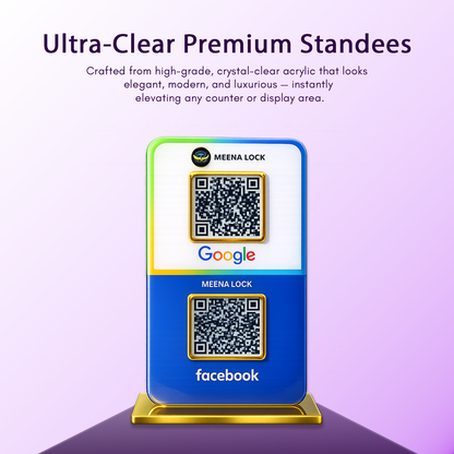 2QR Social Media Standee