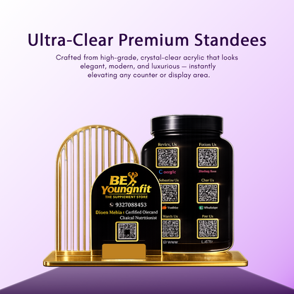 6QR Fit Connect Premium Standee