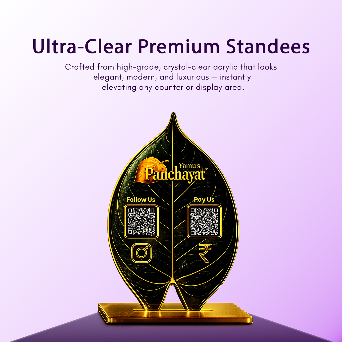 3QR Leafcraft Premium Standee
