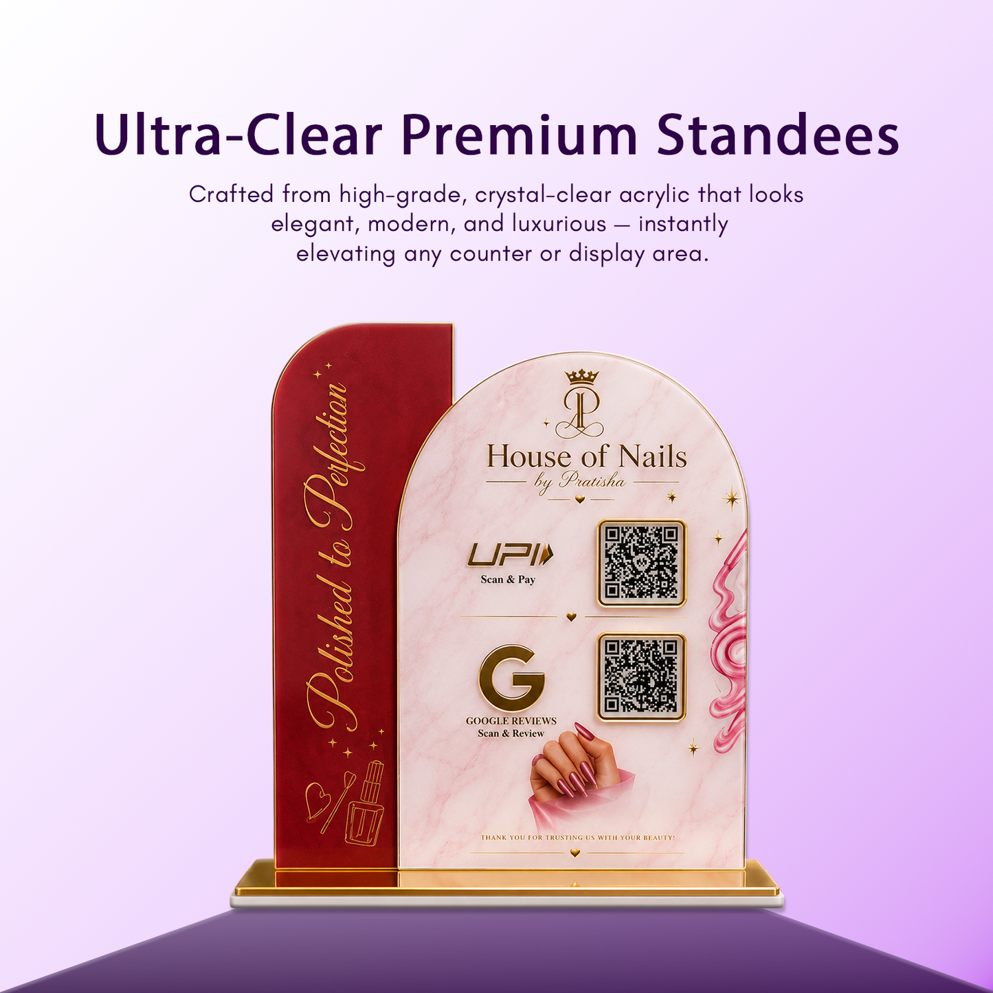2QR ArchGlow Premium Standee