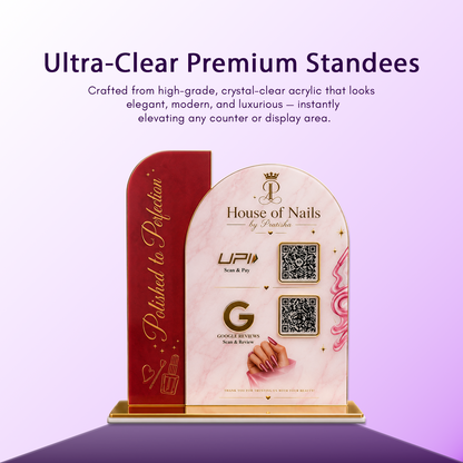 2QR ArchGlow Premium Standee