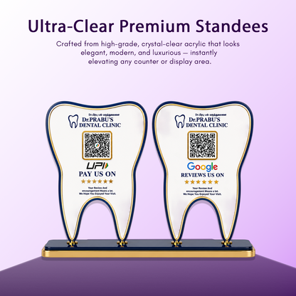 3QR Custom Standee For Dentist