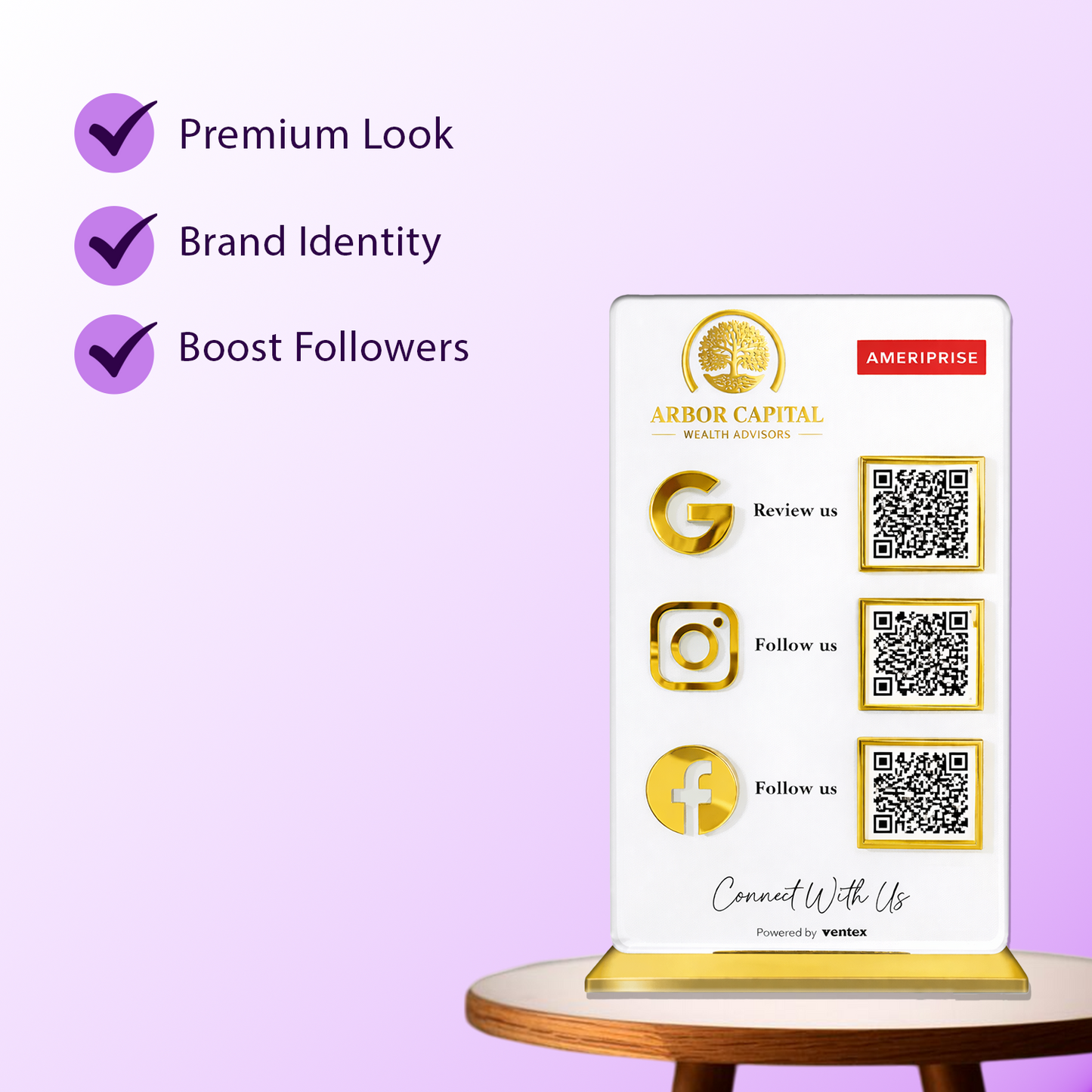 3QR Standee - Portrait