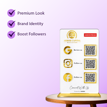 3QR Standee - Portrait