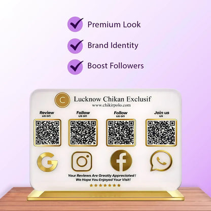 4QR Premium Standee - Ventex Technology