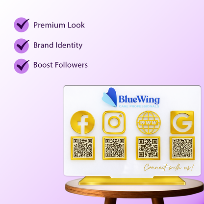 4QR New Premium Standee - Landescape