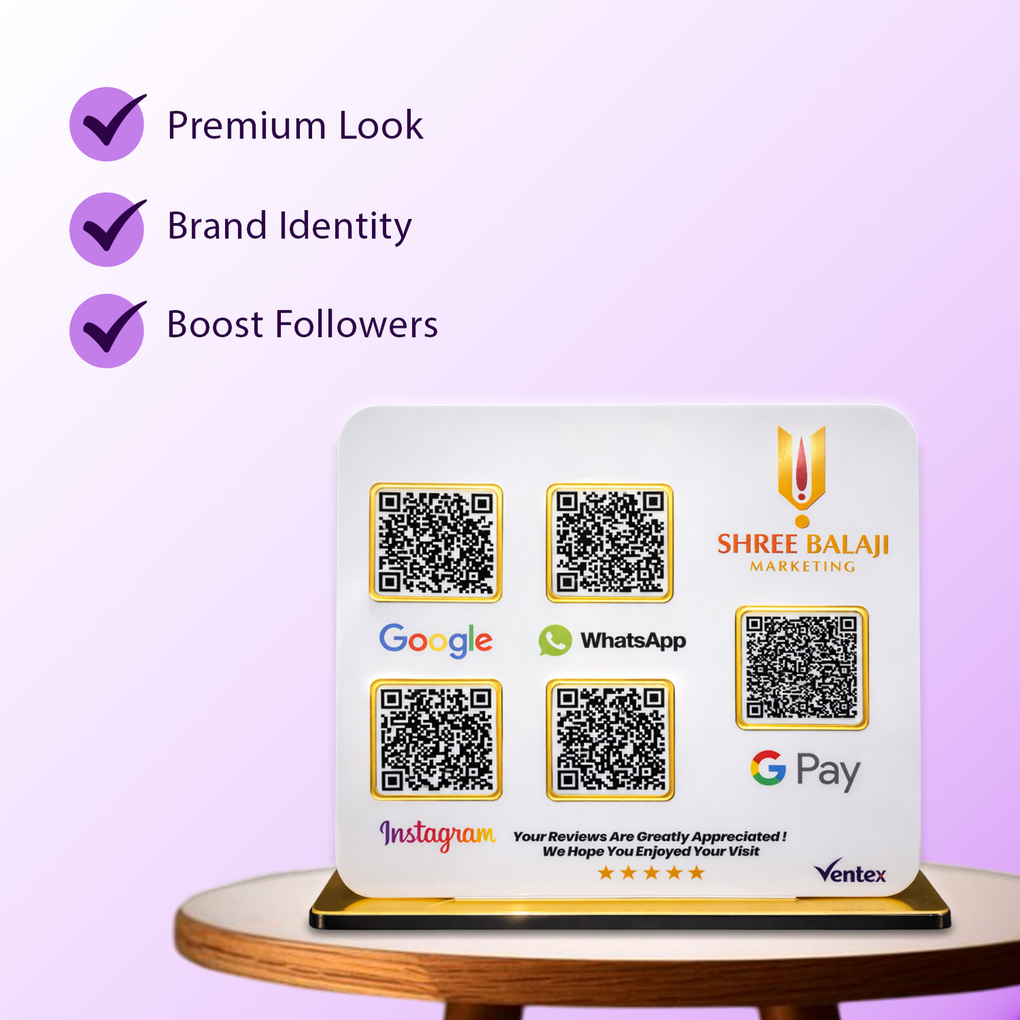 5QR New Premium Standee