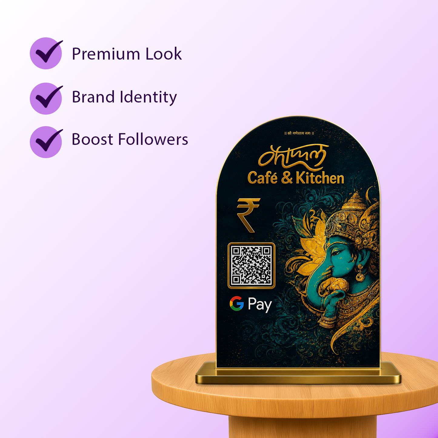 1QR Divine Curved Standee