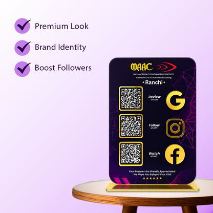 3QR Galaxy Standee
