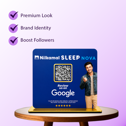 1QR Square Standee