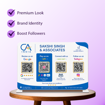 4QR Buisness Standee
