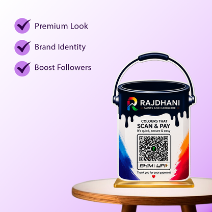 1QR Custom Standee - Paint Shop