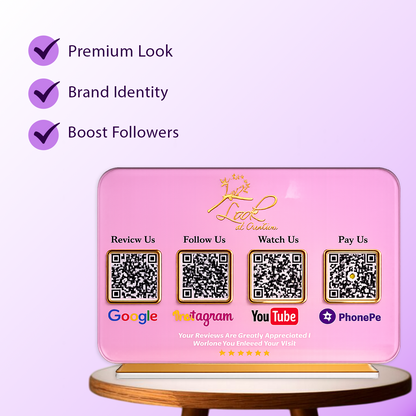 4QRp Pink Edition Premium Standee