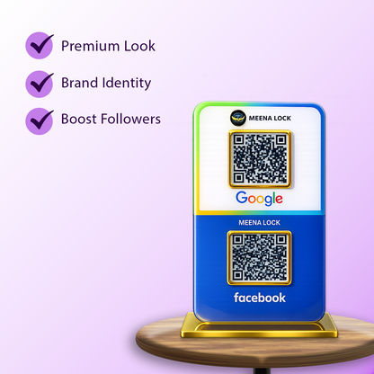 2QR Social Media Standee