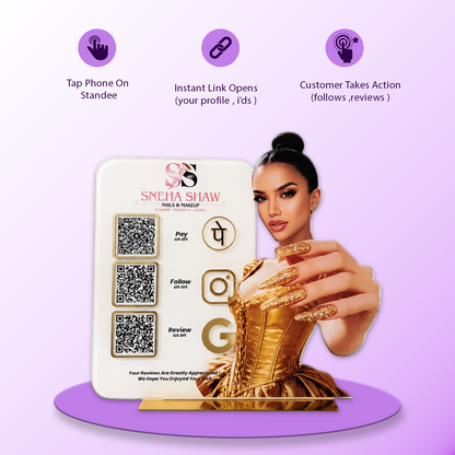 3QR Custom Standee For Nails