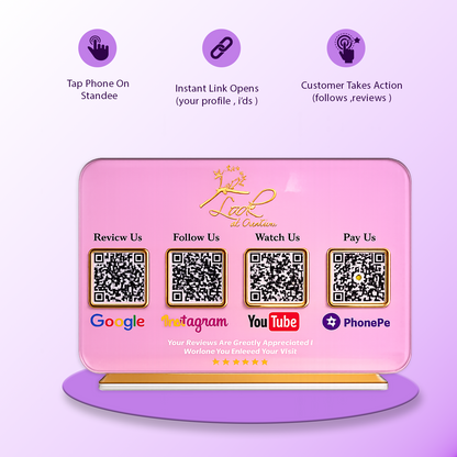 4QRp Pink Edition Premium Standee