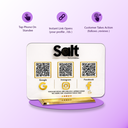 3QR Landescape Standee