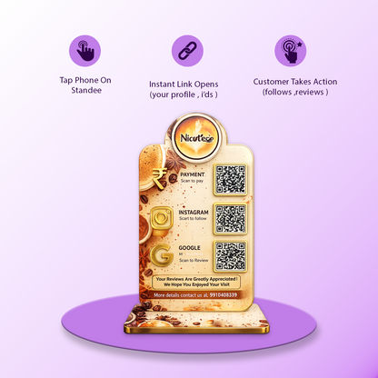 3QR Brew Premium Standee