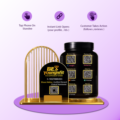 6QR Fit Connect Premium Standee