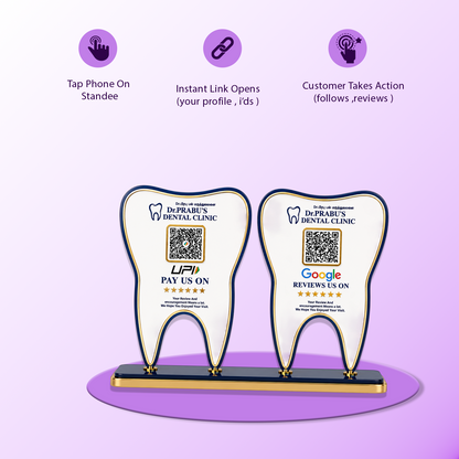 3QR Custom Standee For Dentist