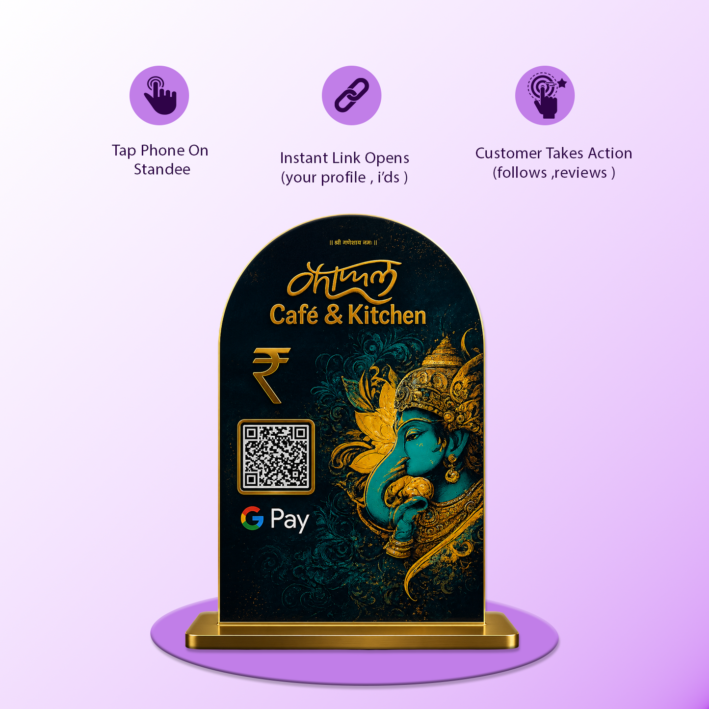1QR Divine Curved Standee