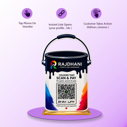 1QR Custom Standee - Paint Shop