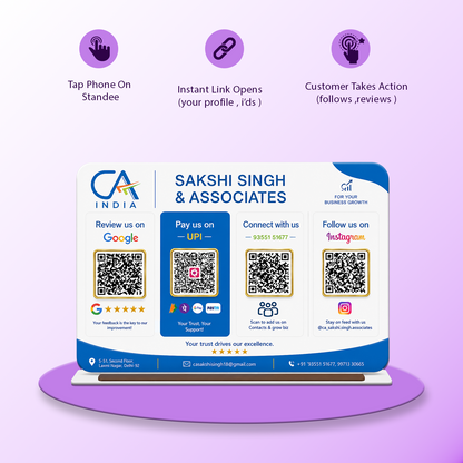 4QR Buisness Standee