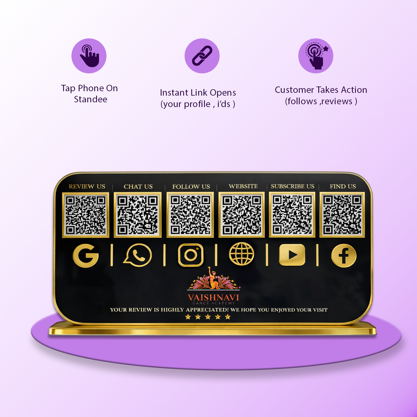 6QR Premium Standee - Landescape