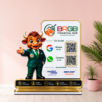 2QR Custom Standee - Finance Edition